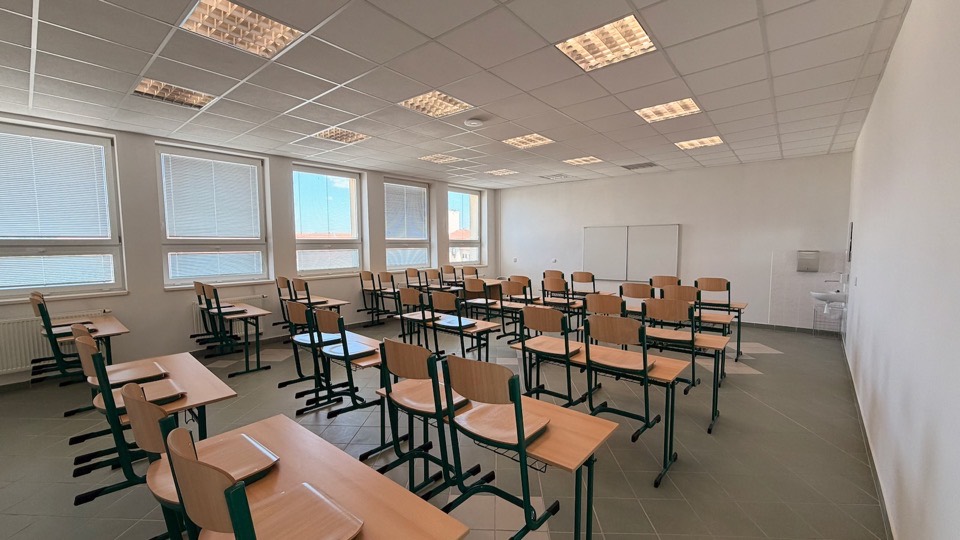 Druhá učebna v patře areálu
